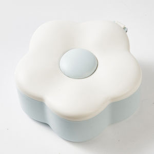 MLADEN กล่องเก็บเครื่องสำอางรูปดอกไม้ 18*8*8cm พลาสติก + แก้ว พร้อมกระจก เครื่องสำอางค์ ความจุสูง ฟังก์ชั่นหลากหลาย