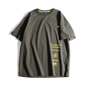 45-130KG PLUS SIZE High end cotton t shirt men short sleeve shirt 8XL plus size oversized tee Fat man loose Round neck Casual Top