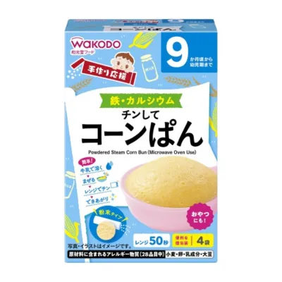 Wakodo WAKODO Powdered Steam Corn Bun (Microwave Oven Use)