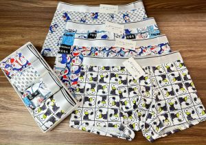 4 Sịp Đùi Quần Lót Boxer Cao Cấp Dành Cho Nam DOREMON Cạp Chun Cao Co Giãn Kiểu Dáng Năng Động Nam Tính