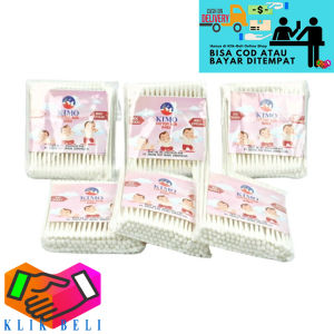 Klik-Beli Cotton Bud Isi 100 Pcs Kapas Pembersih Telinga Kimo Dewasa / Anak Bayi - Kapas Makeup Korek Kuping Besar