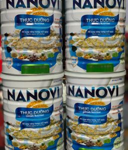 (Combo 3lon x 900g )Thực dưỡng Nanovi làm từ 13 loại hạt ngũ cốc 100% thiên nhiên dùng được cho người ăn chay