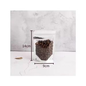 ถุงฟอยด์สีเงิน ถุงซิป ซิปแน่น (แพคละ 100ใบ) ด้านหน้าใส ด้านหลังทึบ ตั้งได้ ถุงฟอยด์ Unitinbox