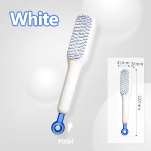 3PCS Self-Cleaning One-Pull Cleaning Hair Comb Scalp Massage Brush Anti-Static Retractable Hair Comb Women Curly Straight