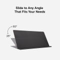 MOFT Multifunctional Desk Mat Water-resistant PU Leather, Multi-angle Laptop Stand, Tablet Stand, Phone Stand, Desktop Organizer, Adjustable Display Board. 