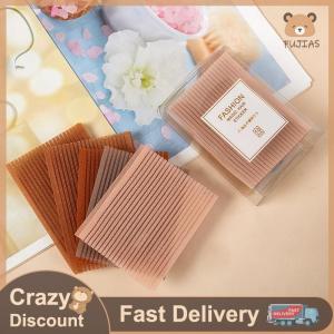 FUJIAS4 10ชิ้นสติกเกอร์แฟชั่นติดหน้าม้าด้านหน้าแบบใหม่แผ่นปะติดแผ่นสติกเกอร์สีพาสเทลหน้าม้าเทปมายากลของขวัญสำหรับสาวๆ