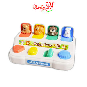 ♥♥♥ 𝐒𝐆 𝐒𝐞𝐥𝐥𝐞𝐫 BabySPA Pop-Up Animal Toy | Educational Interactive Play for Kids