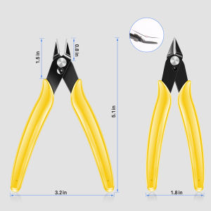 Cutting Pliers Diagonal pliers Nipper Side Snip Cable wire cutter Clamp YTH-22 5  Mini Electronic Hand Tool Cutters