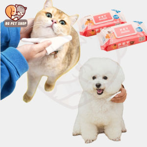 80pcs/12pcs pack Multipurpose Grooming Wipes Wet Tissue for Dogs&Cats Cleaning Pet Wipes