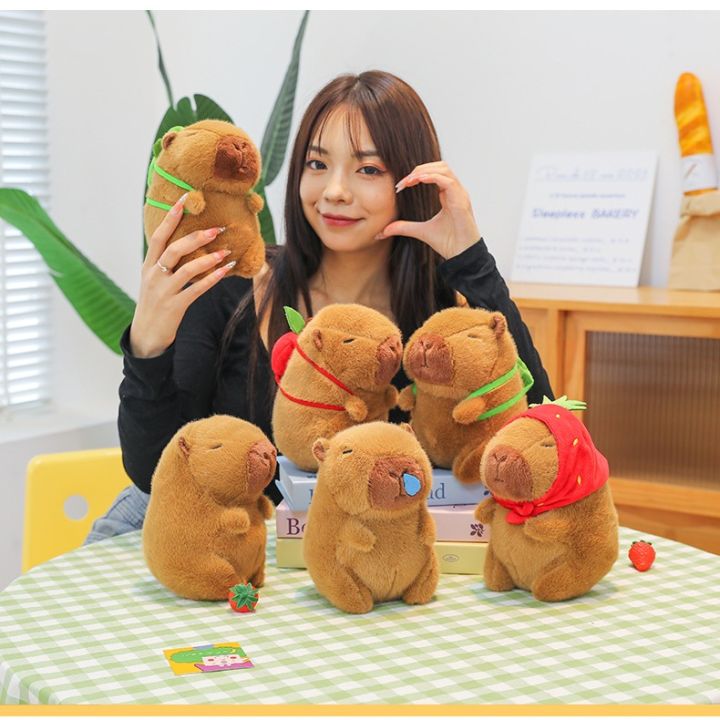 Thú nhồi bông capybara nhiều mẫu mini - Size 20 đến 22cm - Quà tặng ...