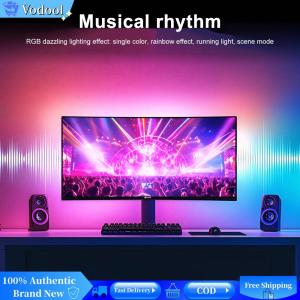 [Vodool Brand Center]Sync RGB LED Strip Lights Multi-Purpose Computer Sync Backlight PC Screen Back Decor Lights For Gaming Room Desk Decor