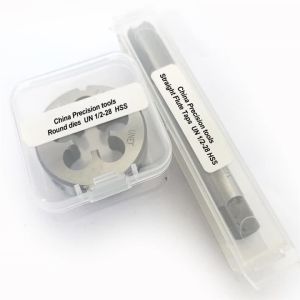 2pcs Unified thread Plug tap and die set Round dies taps sets 1/2 1/2-13 UNF UNS 1/2-14 1/2-16 1/2-18 1/2-20 1/2-24 1/2-28