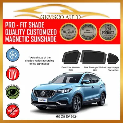 MG ZS EV 2021- 2022 ( 6 / 7 pcs ) Car Magnetic Sunshade