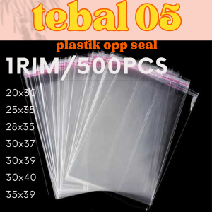 Plastik Opp murah berkwalitas ukuran lengkap per 100pcs