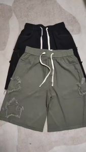 Star Patchwork Shorts Men Vintage Denim Summer Basic Simple All-Match High Waist Leisure Ulzzang Streetwear Chic Shorts
