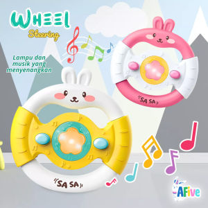 [AFive] Setiran Mobil Lampu Musik | Mainan Setir Mobil Anak Edukasi Anak Bayi Laki Laki Perempuan