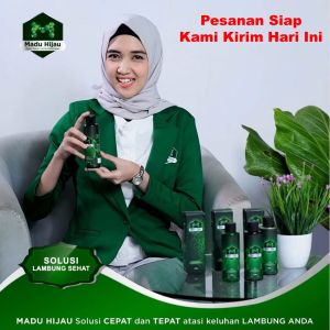 COD Madu Hijau Ijo Asli 210 gram obat asam lambung herbal ampuh mengatasi maag kronis kanker tukak lambung gerd axienty sakit perut mual muntah radang tenggorokan mengandung propolis madu asli akar bajakah original halal sudah bpom