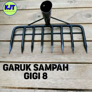 GARUK SAMPAH GARUKAN SAMPAH DAN TANAH GIGI 8 BAHAN BESI BETON KUAT KOKOH