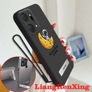 Casing honor x7a honor x9a 5g honor 90 X7B X8A X8B X9B 5G phone case Softcas Silicone Protector Smooth shockproof Cover new design astronaut with holder aesthetic YTXJCB01