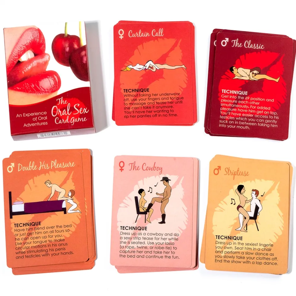 Newest Oral Sex Card Game Bedroom A Year Of Sex Drunk Pack With 50  Different Foreplay Sex Position For Couple Sex Postion Games | Lazada  Singapore