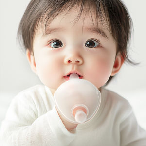 《带娃神器》【店铺热销】佳尔优优宝宝牙胶婴儿磨牙安抚牙胶小月龄牙胶口欲期防吃手小头盔