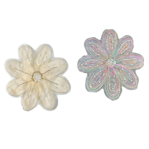 Colorful Sequins Embellishment Sophisticated Wedding Patches Soft Patches for Home Decoration