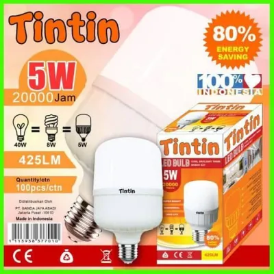 10PCS LAMPU LED RUMAH 5WT LAMPU BOHLAM LED MURAH TINTIN 5W CAPSULE TIN TIN 5 WATT KAPSUL [terrarium]