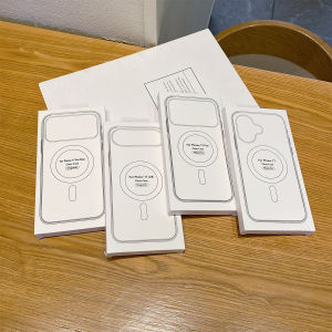 Magsafe shockproof transparent magnetic case is simple suitable for iPhone 17 shockproof phone cases resistant to yellowing and large holes