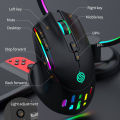 FIREWOLF RGB Gaming Rechargeable Wireless and Wired Gaming mouse BM520. 