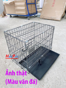 (Chuồng SD) Chuồng chó dạng gấp gọn sơn tĩnh điện dùng để làm chuồng nuôi chó mèo / chuồng nhốt thú cưng/ chuồng chó / chuồng thú cưng