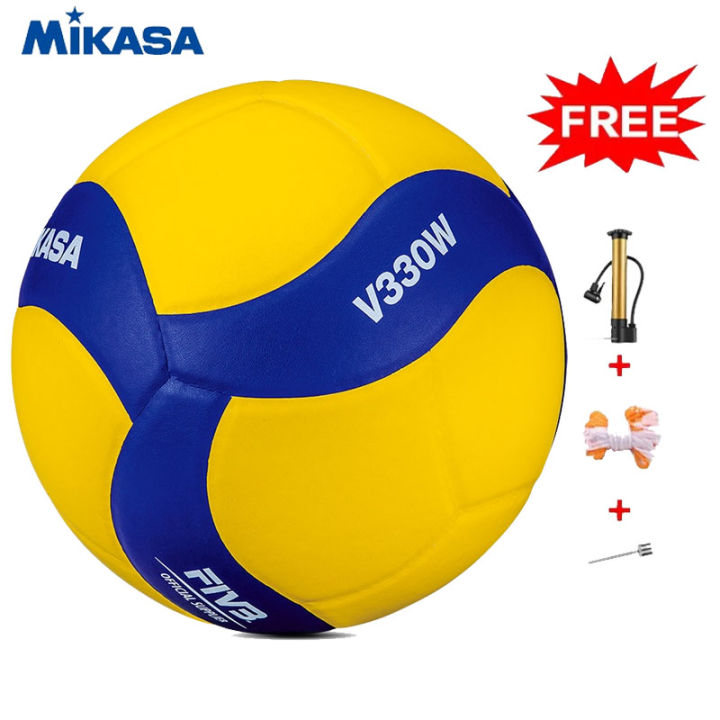 Mikasa V330W size 5 volleyball ball Training volleyball Leather