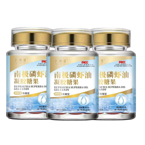 Antarctic Krill Oil Gel Candy 60 Capsules Fish Oil Sky-high Sea Middle-aged And Elderly Adult Health Management/ 南极磷虾油凝胶