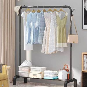 BONBOX Gantungan Baju Rak Lemari Gawang Jemuran Stand Hanger Butik Tempat Pakaian Sepatu BFS3502 BFS3503