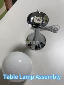 This Nordic-style round glass table lamp emits a warm light in three different colors making it perfect for decorating bedrooms restaurants bars homestays and factories.