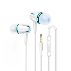 CLUBLU Tai Nghe Có Dây 3.5mm Nhét Tai E18 Dual Driver Bass Cực Mạnh Có Mic Đàm Thoại Gaming