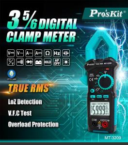 PROSKIT MT-3209 3-5/6 Digital Clamp Multimeter