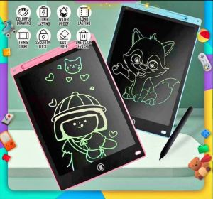Extra Smooth Screen Writing Tablet 12 inch Digital Multi Color Drawing Electronic Handwriting Erasable Pad for Kids. Message Sketch Graphics