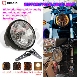 Bimota New Motorcycle Headlight Yellow Universal Motorcycle Headlight Turn Signal