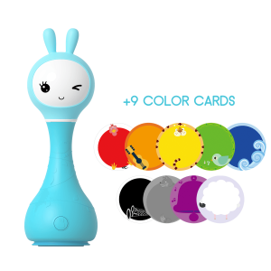 Alilo Smarty Rattle R1 ของเล่นเด็ก เขย่าเปลี่ยนเสียง พร้อมการ์ดเรียนรู้ 9 สี เสริมทักษะ รับประกันศูนย์ไทย1ปี (สำหรับ 0-4 ปี)