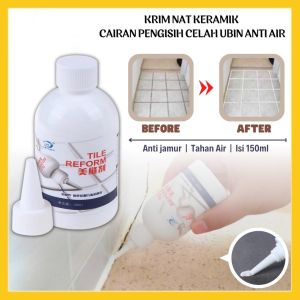 Cemen Nut Cream Nat Siap Pakai Tile Reform Waterproof Penambal Celah Nat Ubin Keramik Krim Tembok Lantai Dinding Plafon