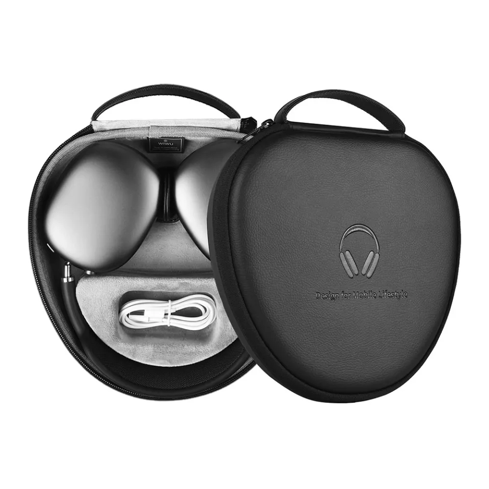 WiWU Waterproof Smart Case for AirPods Max with Staying Power Carry Bag for  Airpods Max Sleep Model Headphone Protective Case