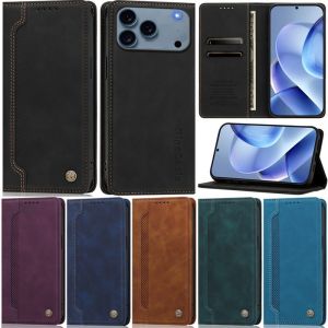 Luxury Business Case For iPhone 18 Pro Max 17 Pro Max 15 Plus 16 Pro Max 17 Air 14 Plus 15 Pro Max 14 Pro Max 17E 16E 14 Plus Stand Wallet Phone Cover Cases