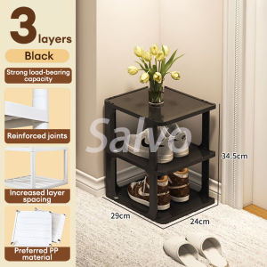 SALVO Multi-layer Shoe Organizer Storage Rack Stackable Shoe Rack Organizer Storage For Dormitory Bedroom Shoe Storage
