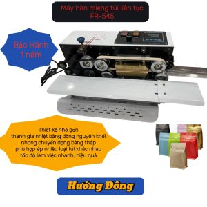 máy hàn miệng túi liên tục máy ép miệng túi liên tục FR-545