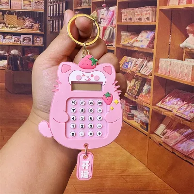 [JAGOAN] Gantungan Kunci Kalkulator Portable Mini