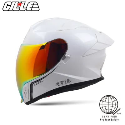 GILLE A5009 PHOENIX Mono Color Revo Lens Dual Visor Full Face Motorcycle Helmet