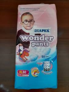 แพคกลาง ผ้าอ้อมเด็ก ไดเพ็กส์ วันเดอร์ แพ้นส์ (กางเกง) Diapex Wonder