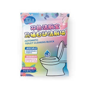 Rose Scented Toilet Blue Tablets Continuous Clean Deodorize with Refreshing Floral Fragrance Mold Prevention Tablet Long-lasting Cleansing And Odor-removing Bubble Toilet Cleaner