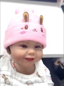 Newborn Hat Cute Rabbit Baby Knitted Caps Bonnet Hat For Kids PAZU