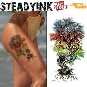 [𝚂𝚝𝚎𝚊𝚍𝚢𝙸𝙽𝙺] Temporary Tattoo Sticker Tatu Pelekat | Tree of Life | Art Makeup Cosplay Carnival Event Festival Party |